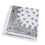 Weißes Paisley Bandana
