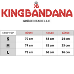 Black Bandana Crop Top | King Bandana