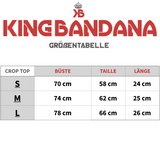 Black Bandana Crop Top | King Bandana
