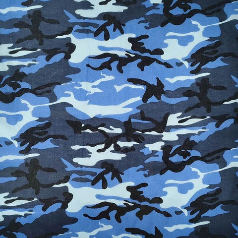 Bandana Camouflage Blau