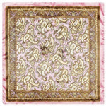 Gold & Pink Paisley Tuch