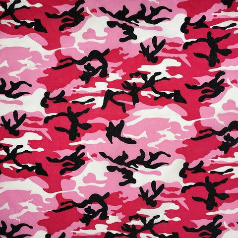Pink Camouflage Bandana