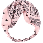 Pink Elastic Bandana Headband