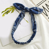 Blaues Bandana Haarband