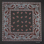 Black Red White Bandana