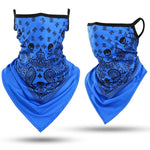 Blue Skull Biker Bandana | King Bandana