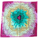 Paisley Bandana Rosa Grün