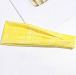 Yellow Bandana Stirnband