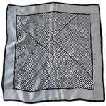 Nickituch Seide Platin Maze | King Bandana