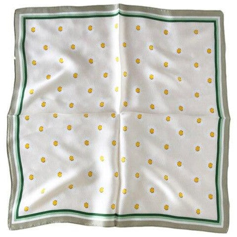 Nickituch Seide Polka Flowers | King Bandana