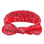Rotes Bandana Stirnband