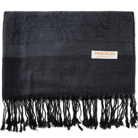 Schal Pashmina Schwarz