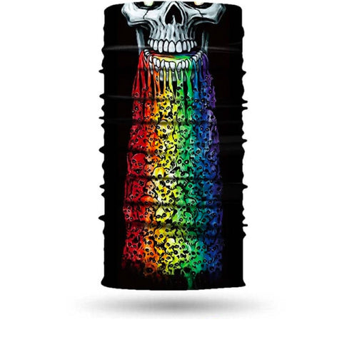 Schlauchschal Totenkopf  Rainbow of the Death