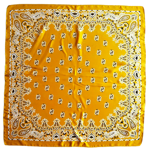 Senfgelb Paisley Bandana