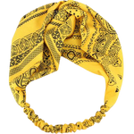 Yellow Elastic Bandana Headband